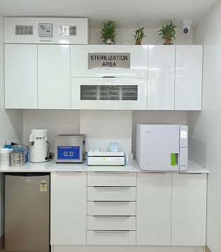 The dedicated sterilisation area at GardenCity Smiles™