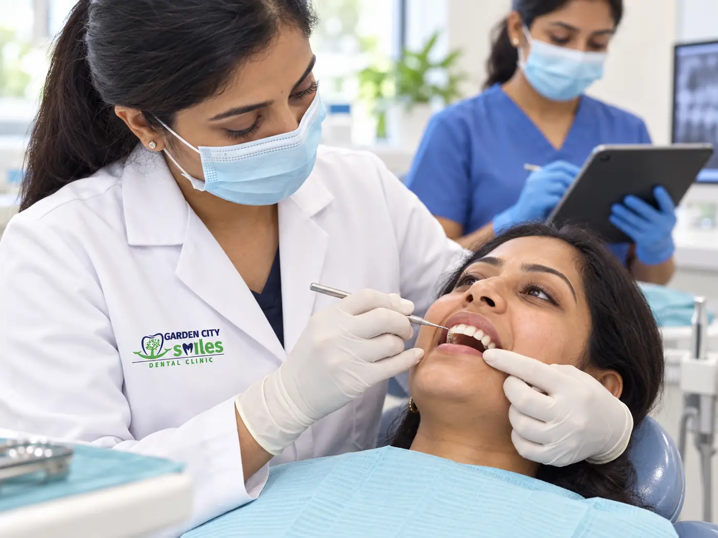Periodontal charting used to record gum health findings