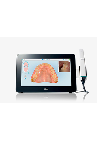 iTero Lumina intraoral scanner with display and scanning wand
